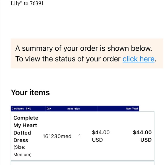 📣 Moving Sale!! New Pink Lily Dotted Taupe Dress - Medium - Picture 9 of 9